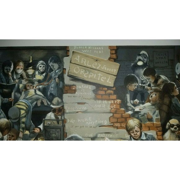 Leighton Jones Signed Large Lithograph "Arley Street Orspitel" Ltd Ed n/frame - Picture 7 of 8